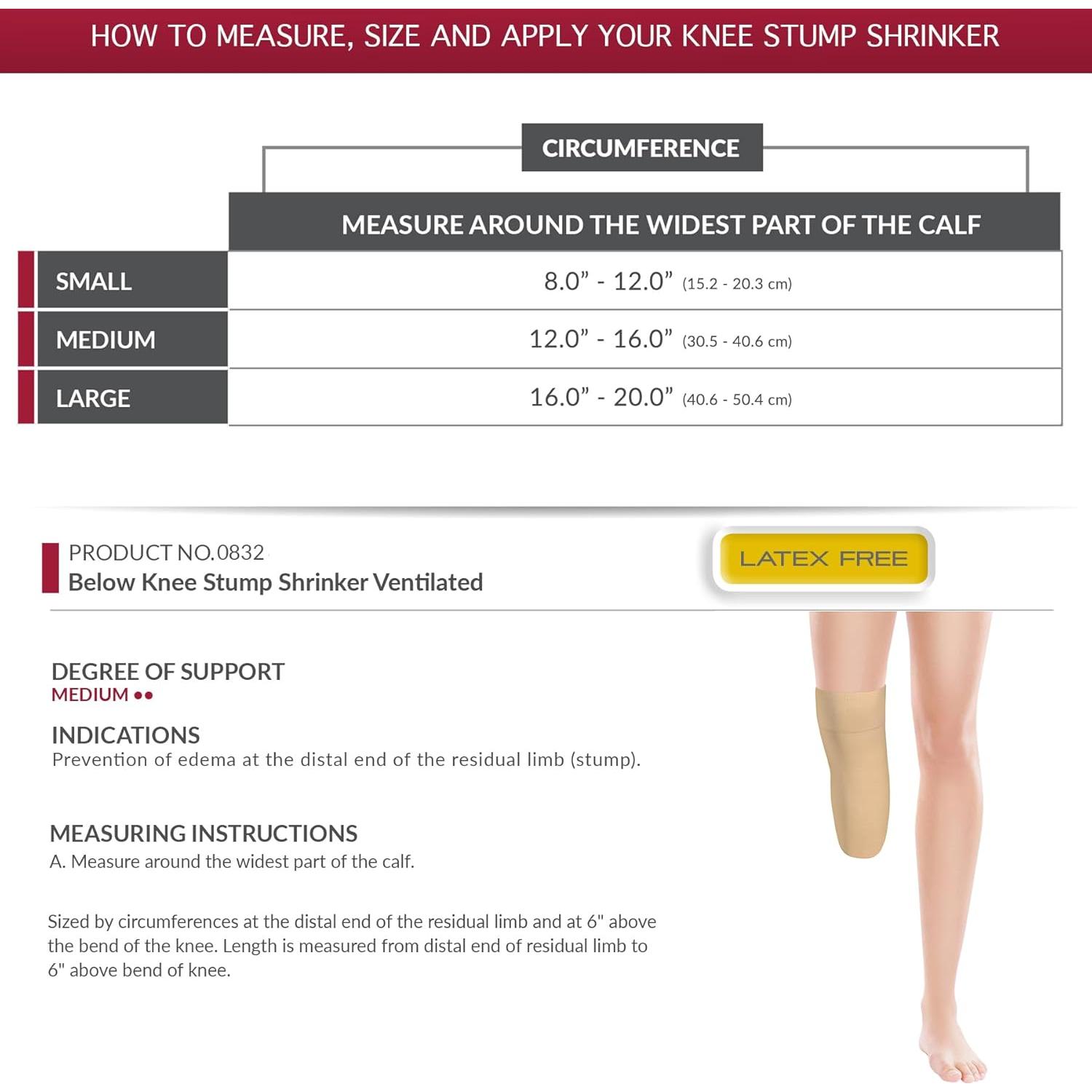 Reductor de muñón Truform-OTC BK compresión ventilada 35.56 cm