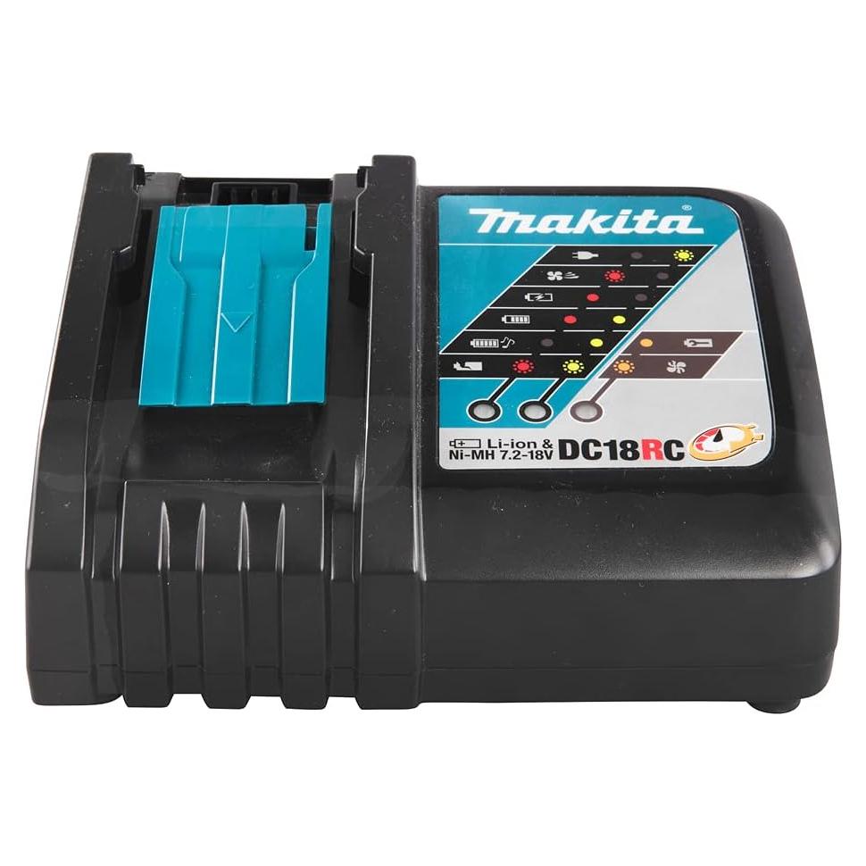 Cargador Rápido Makita DC18RC 18V LXT de Ión de Litio