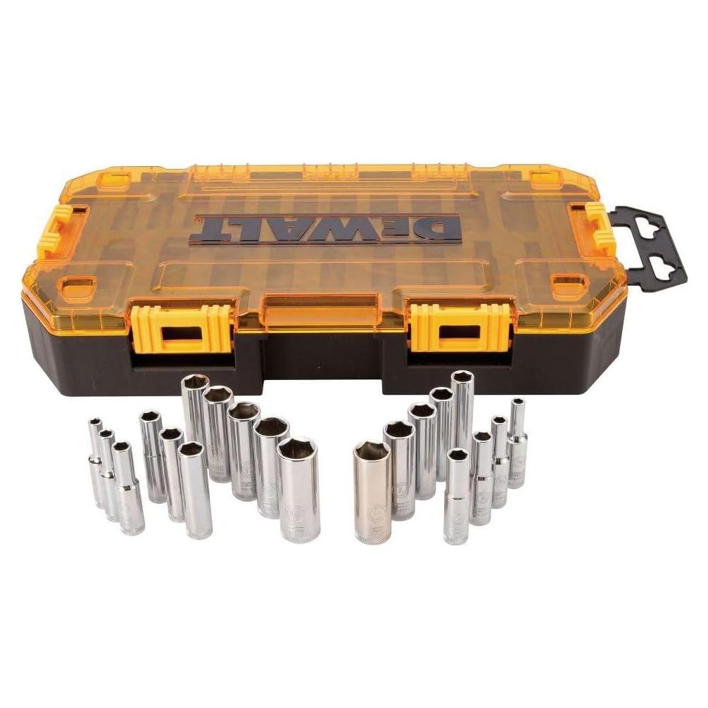 Juego de Enchufes Profundos DEWALT DWMT73811, 20 Piezas