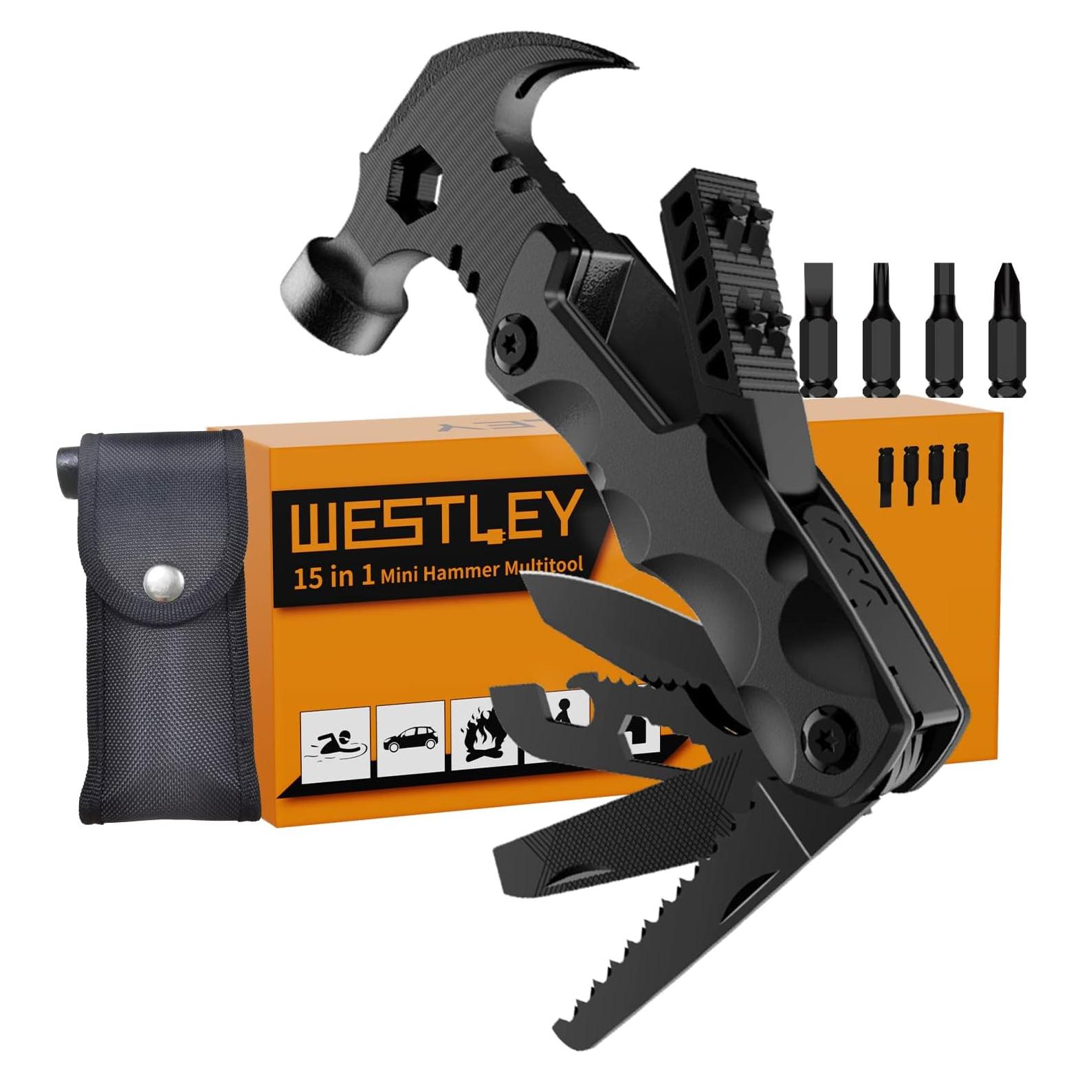 Multiherramienta WESTLEY WT15H 15 en 1 para Camping