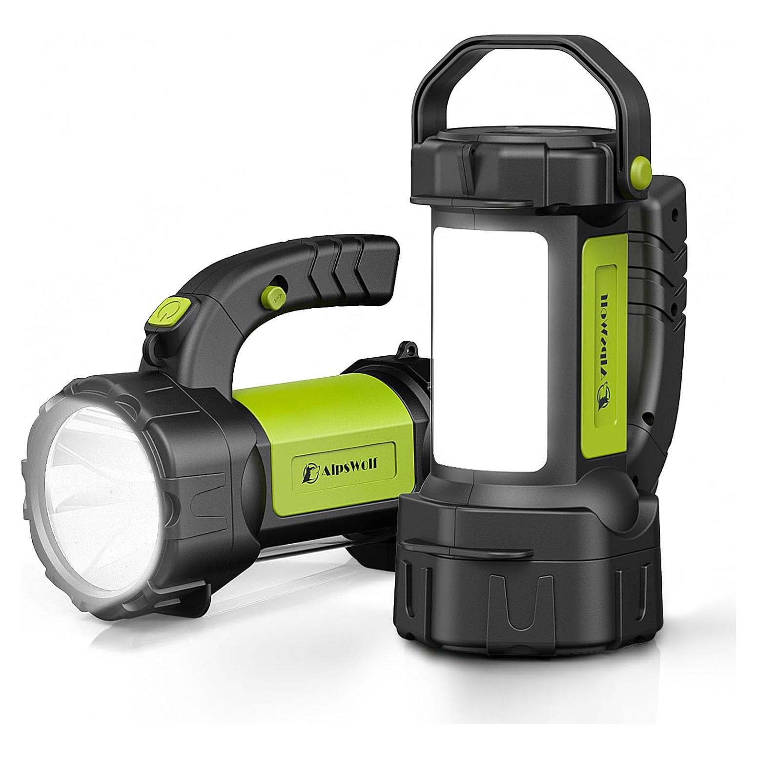 Linterna de Camping Recargable AlpsWolf 800LM 2 Paquete