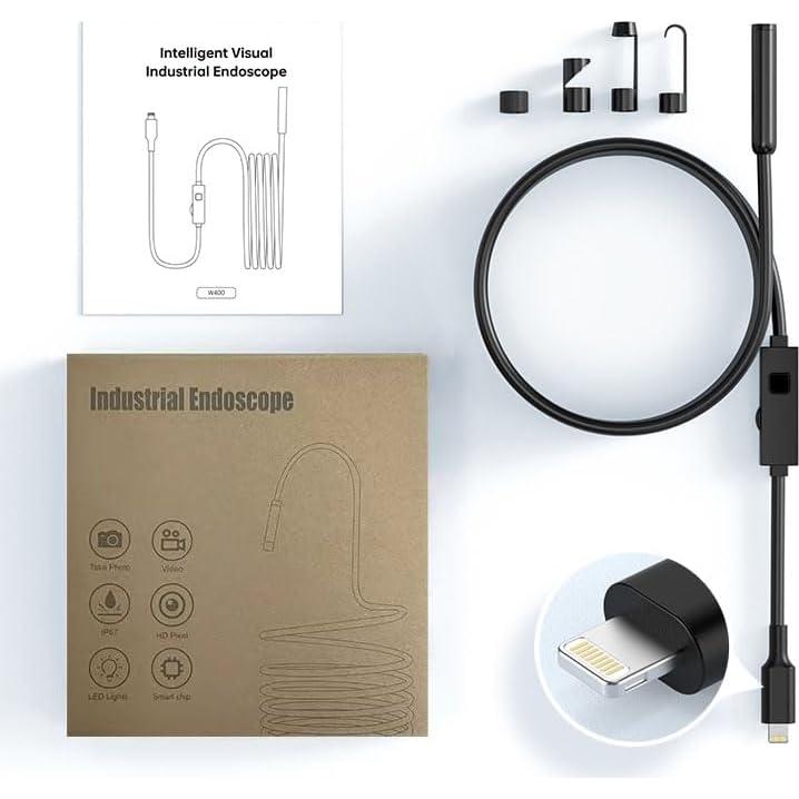 Cámara Endoscópica Doble Lente Pemamnov 1920P 5m IP67