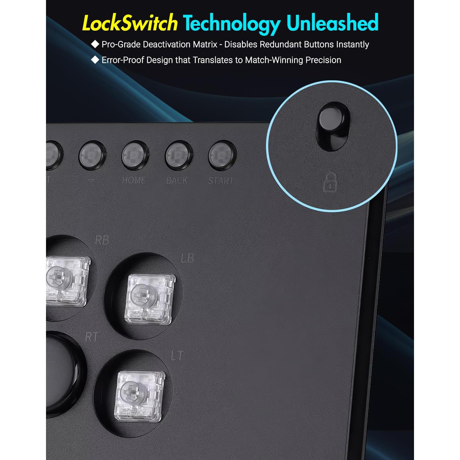Controlador Arcade Sehawei M Ultra - Aluminio RGB para PC/PS4/Switch