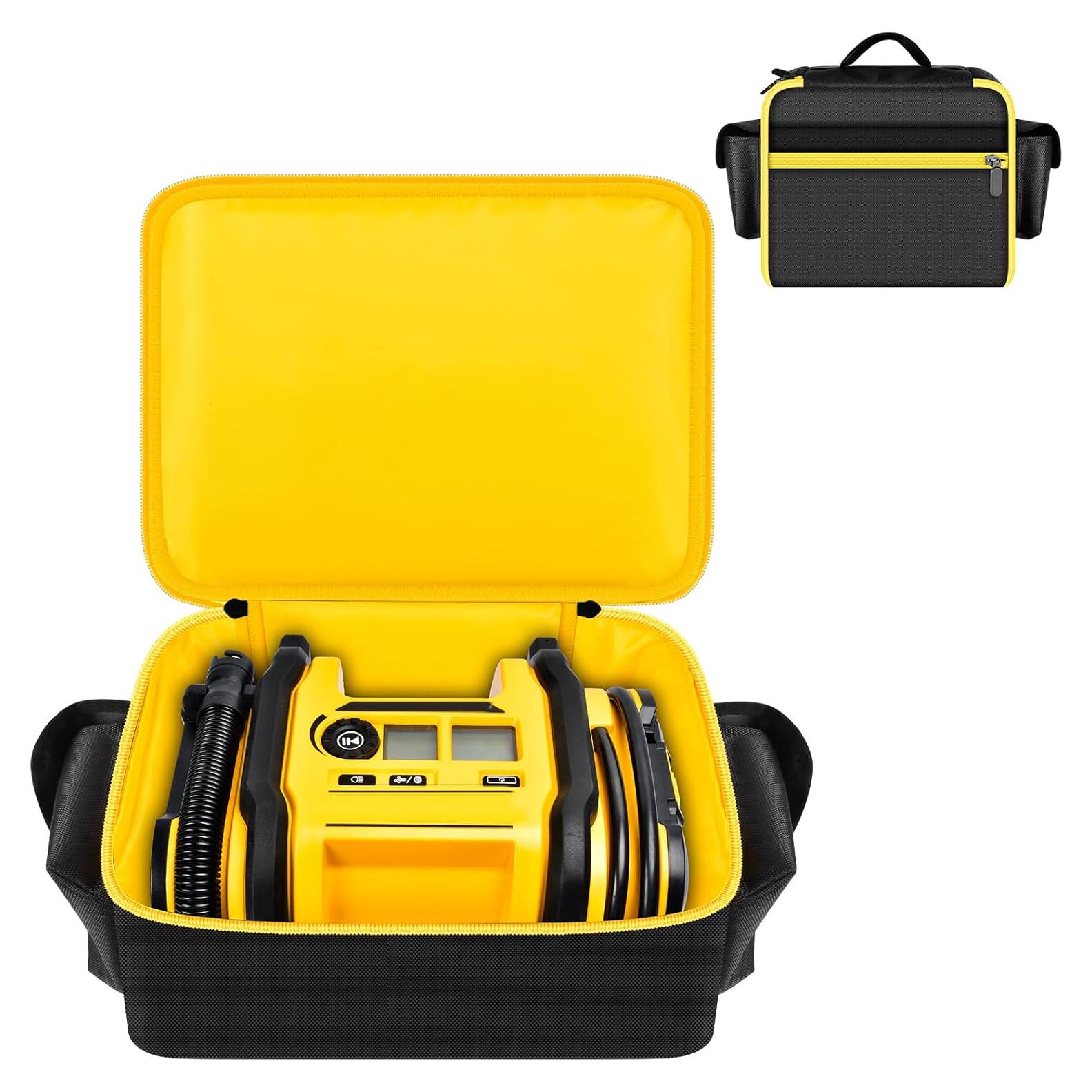 Funda para Compresor de Aire Tanmqin 20V Amarillo Interior