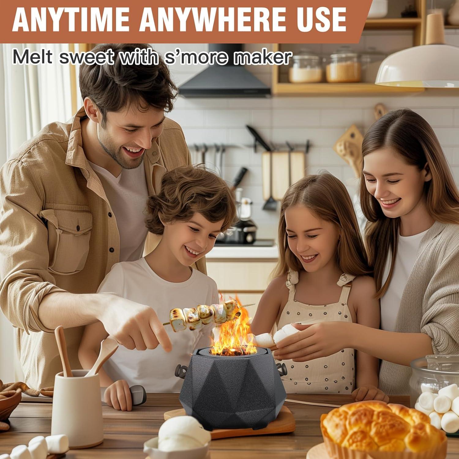 Tazón de Fuego de Mesa Mood Pie Cerámica 18 cm Negro