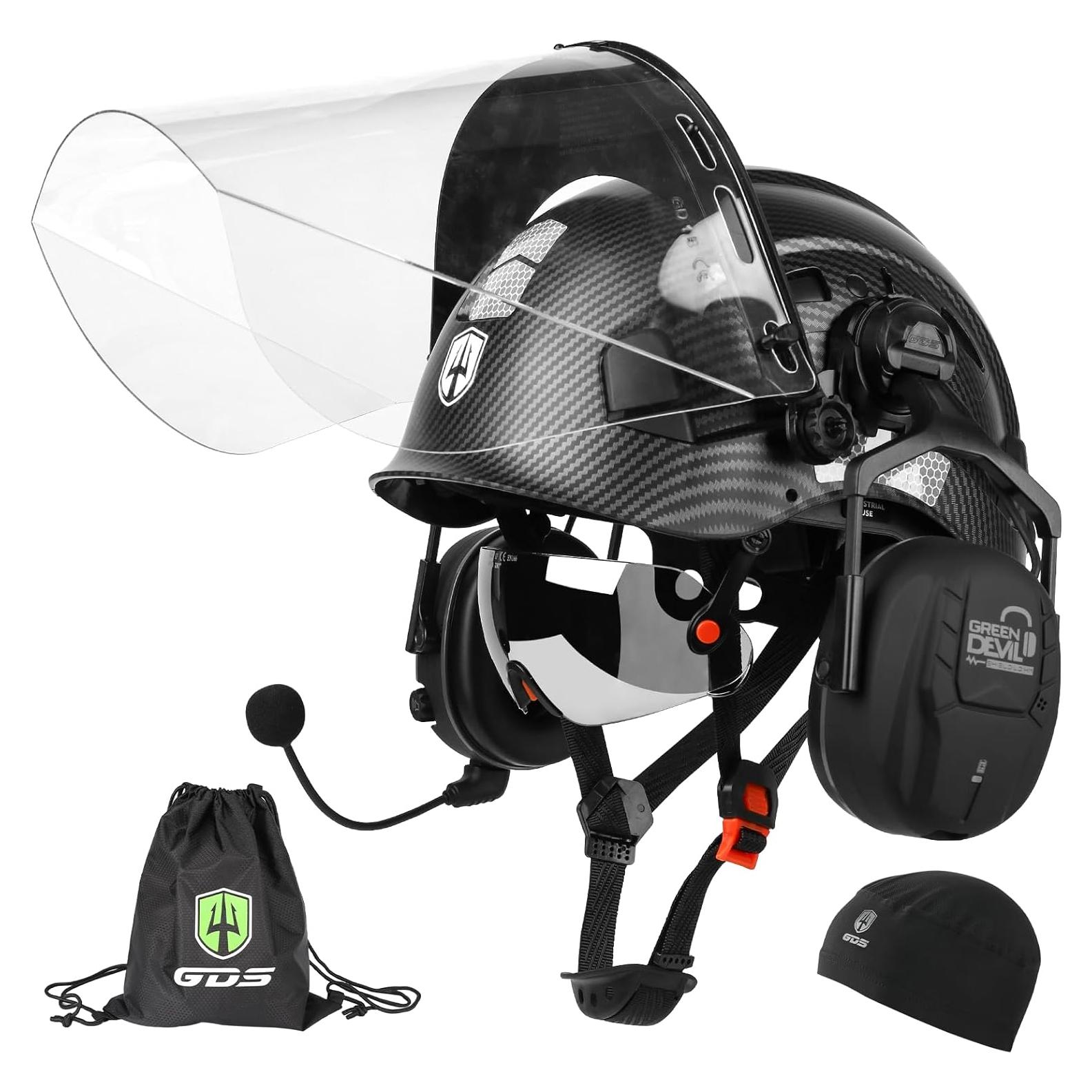 Casco de Seguridad GREEN DEVIL con Auriculares Bluetooth