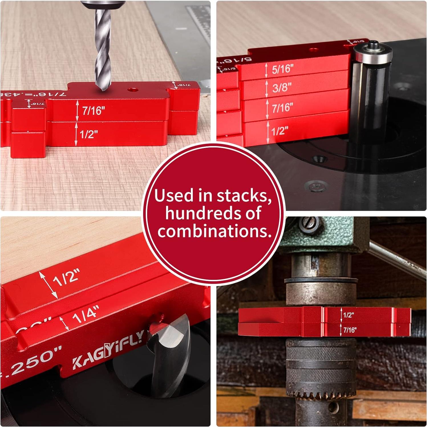 Juego de 7 Piezas de Bloques de Configuración KAGYIFLY