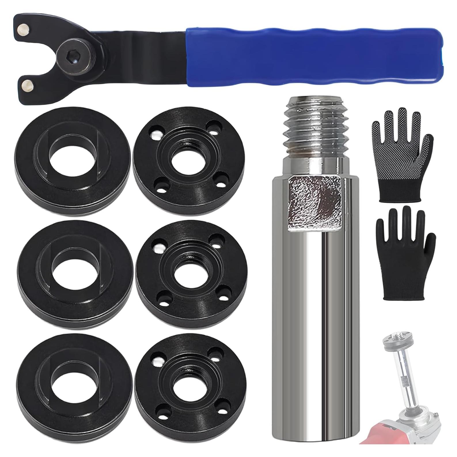 Eje de Extensión para Amoladora Angular Juvaeny 3" + 6 Tuercas