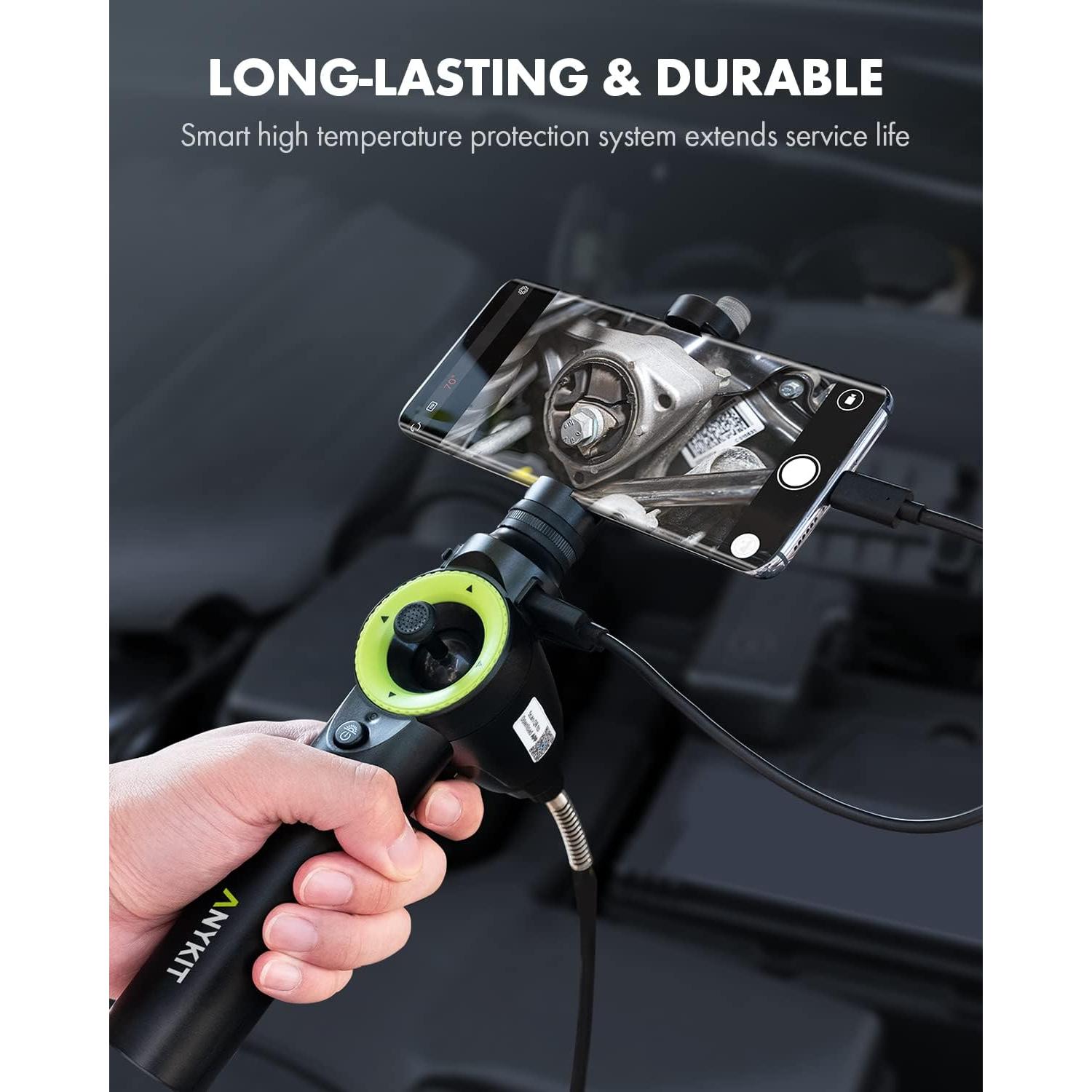 Endoscopio Articulado Anykit AN150 1.01m 6 LED IP67