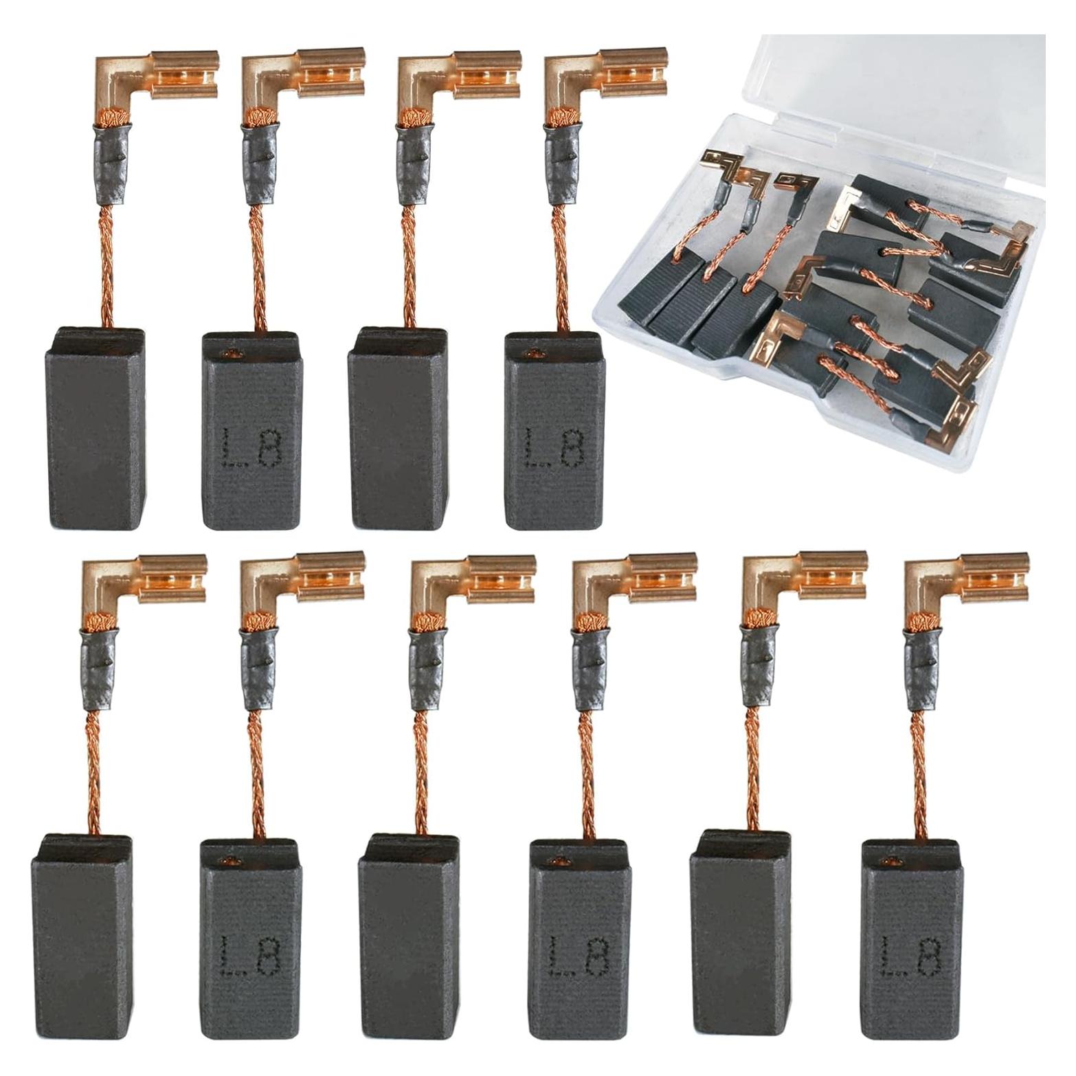 10 Pcs Cepillos de Carbono OURUI N097696 para DeWalt