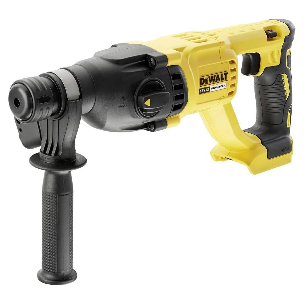 DEWALT SDS Plus XR DCH133NT Cordless Combination Hammer (with Pneumatic Hammer Mechanism and Brushless Motor for Various Drilling Applications and Light Chiseling Works, 1x Cordless Hammer Drill