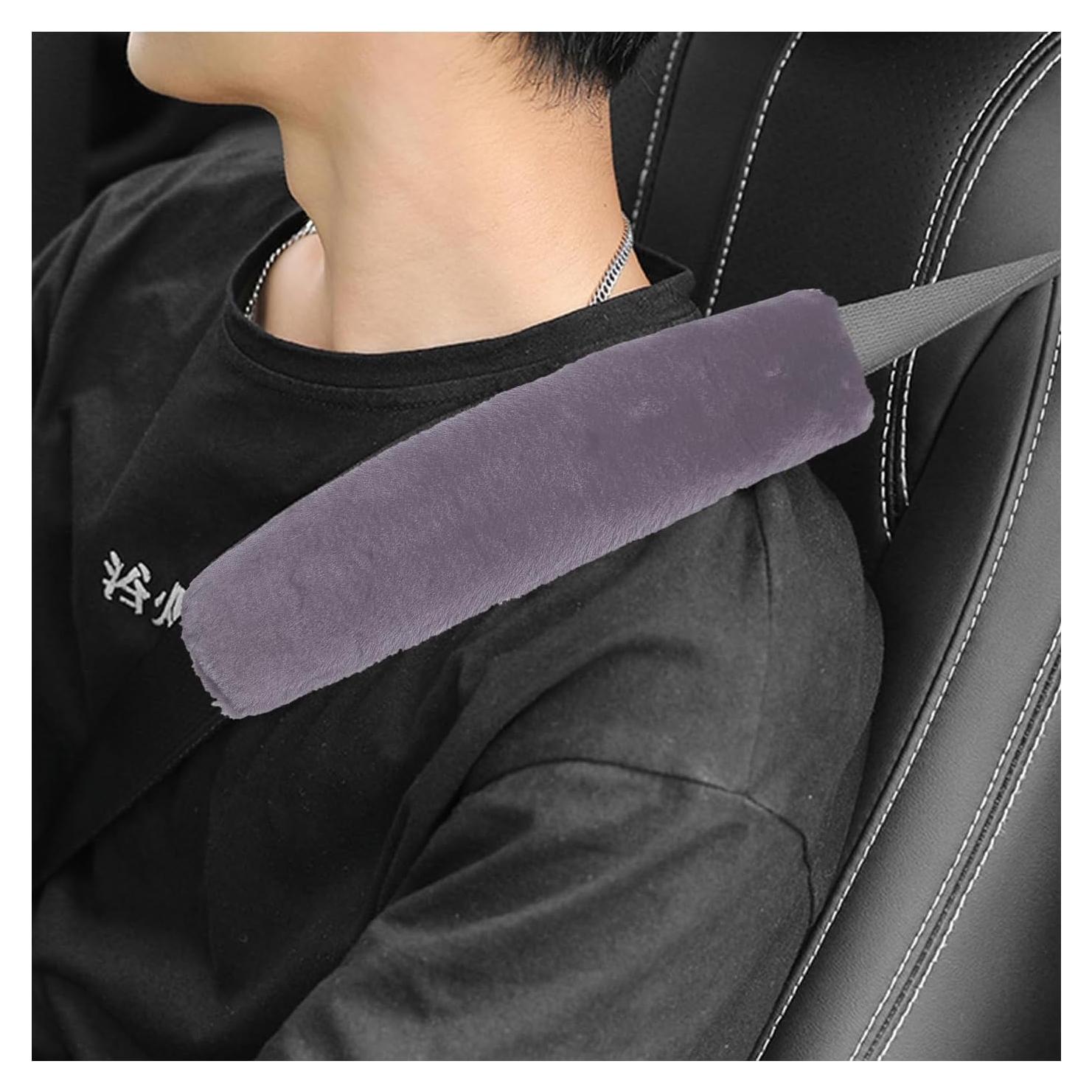 Fundas de Cinturón de Seguridad Ziciner Gris Suaves y Cómodas