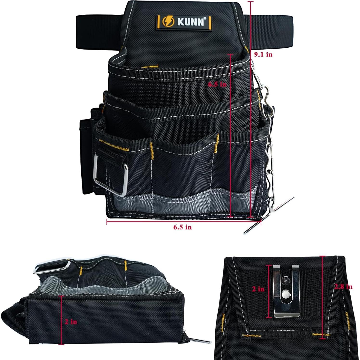 Bolsa de Herramientas KUNN para Electricistas 13 Bolsillos