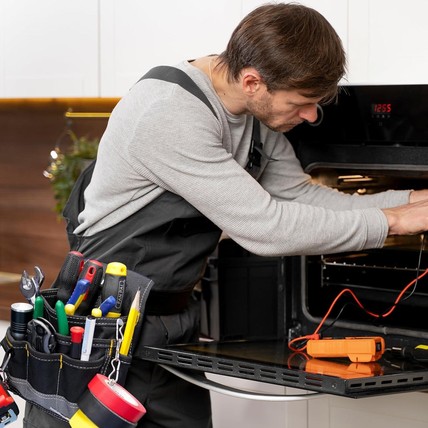 Bolsa de Herramientas KUNN para Electricistas 13 Bolsillos