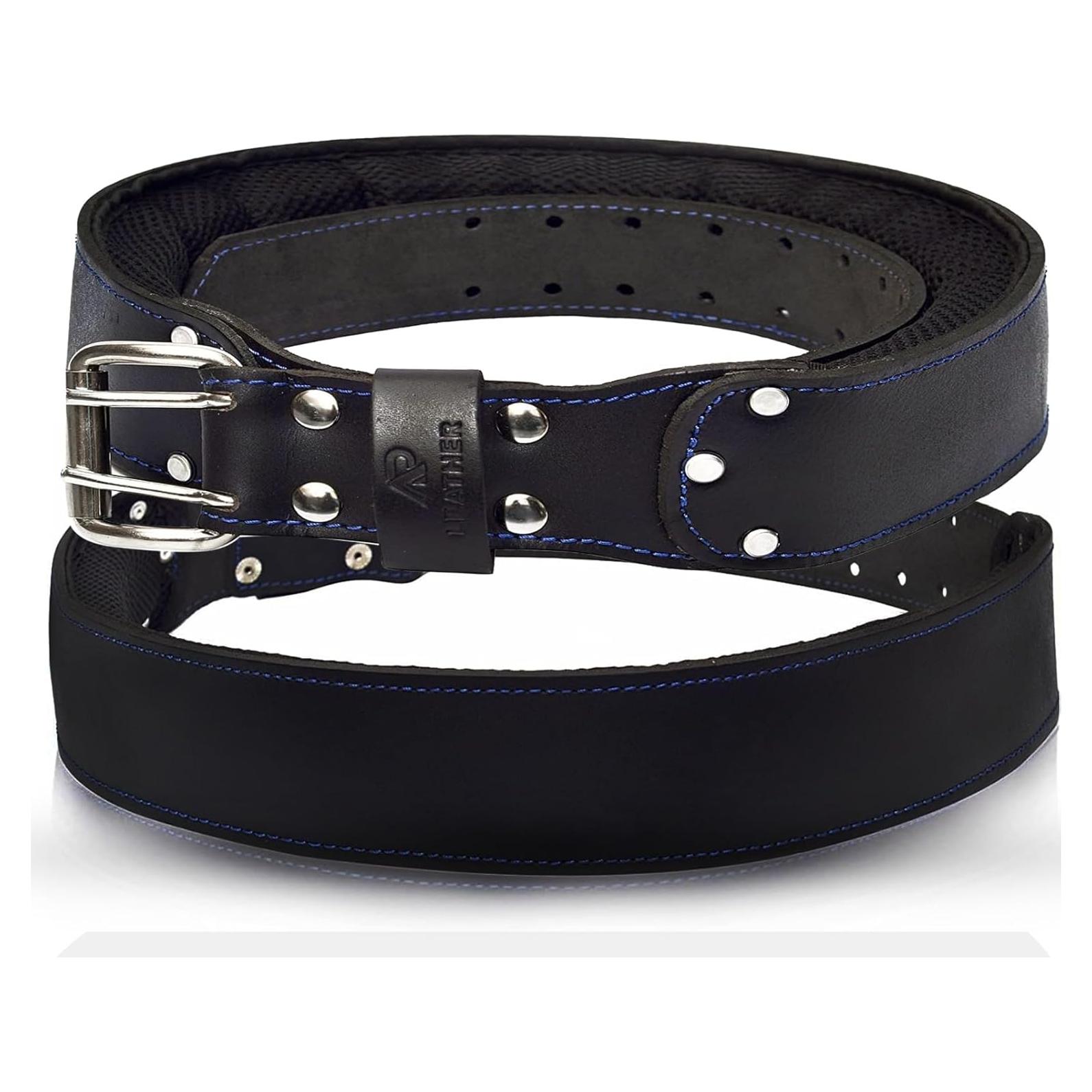 Cinturón de herramientas Pro-501 de cuero ajustable negro