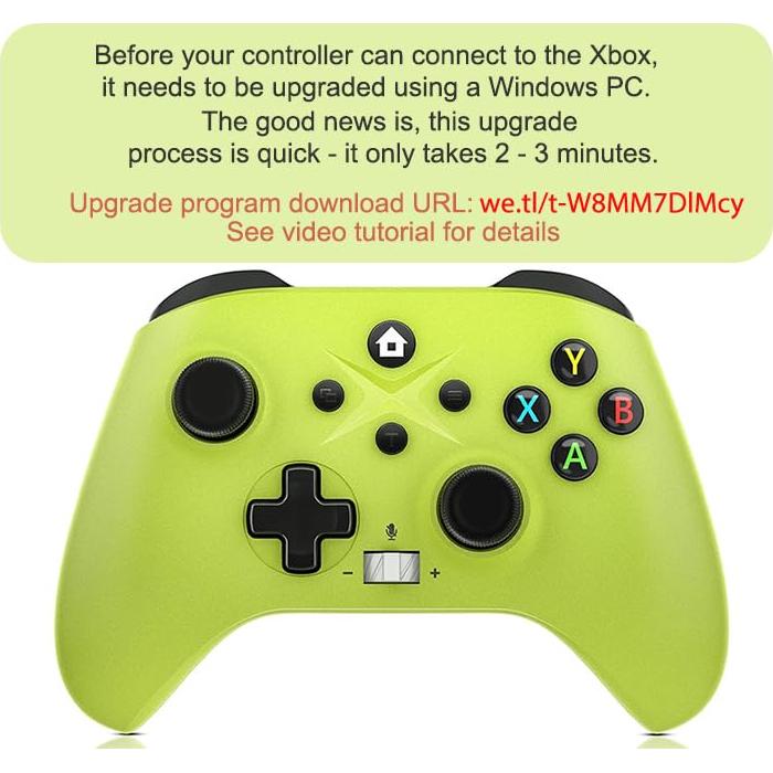 Controlador Inalámbrico Verde Nonbliep para Xbox Series X/S y PC