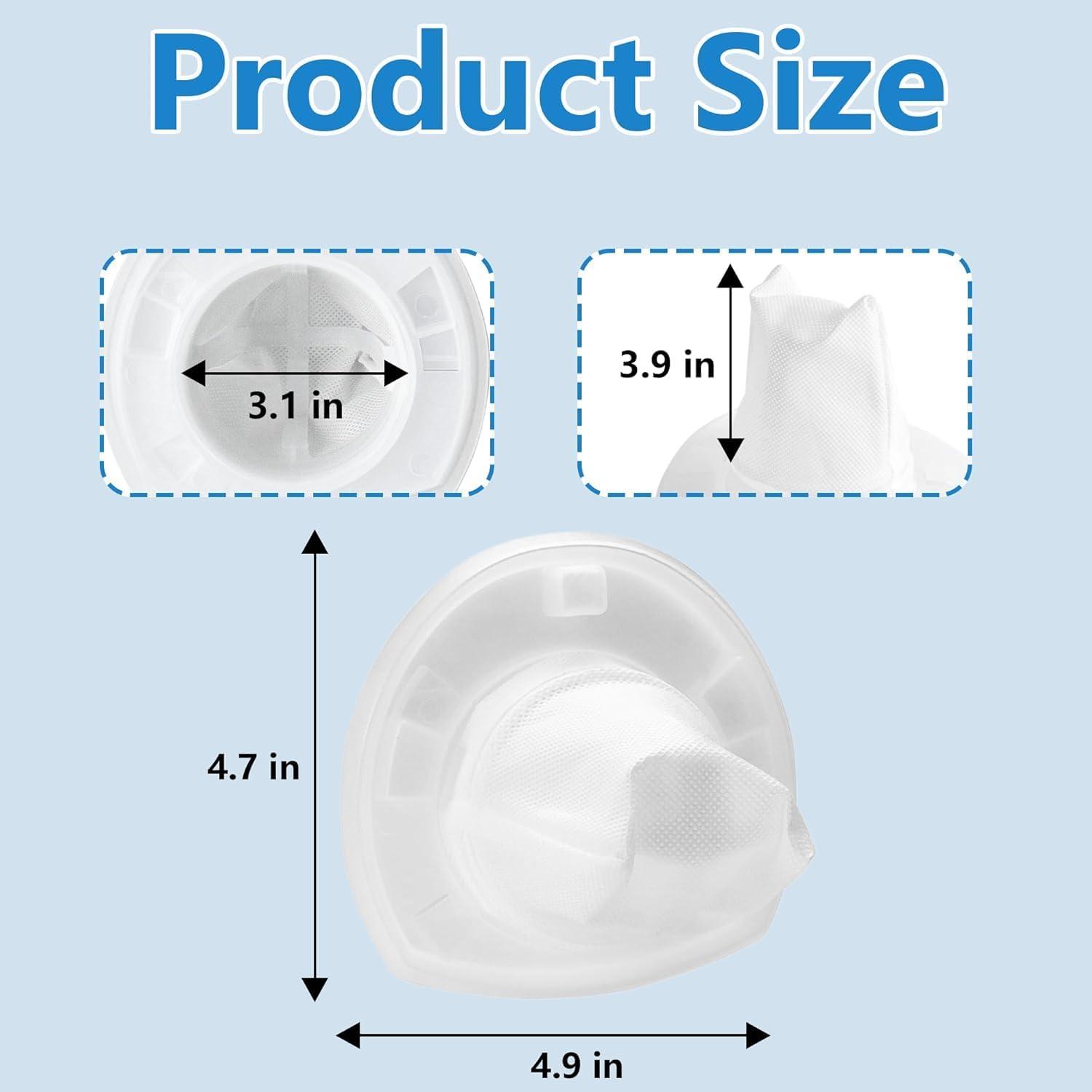 Paquete de 4 Filtros de Reemplazo Funmit VF110 para Black & Decker