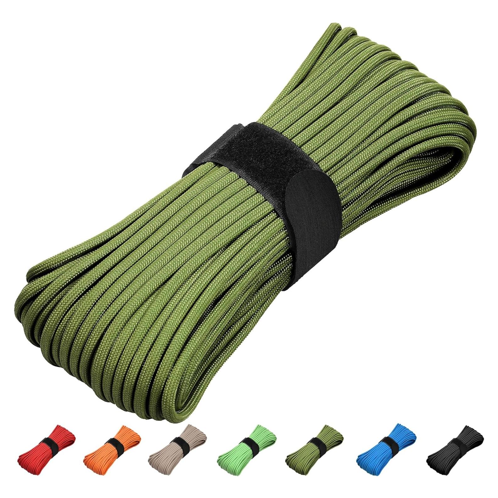 Cuerda Paracord 550 KOKKOYA 30.5m Nylon Verde Militar