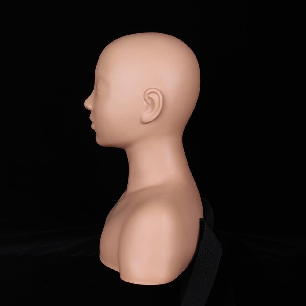 Cabeza de Maniquí de Maquillaje y Masaje Newshair 36.8cm