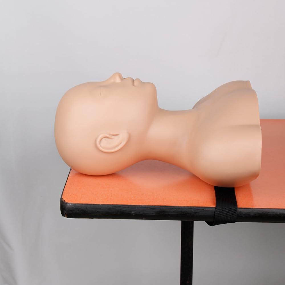 Cabeza de Maniquí de Maquillaje y Masaje Newshair 36.8cm