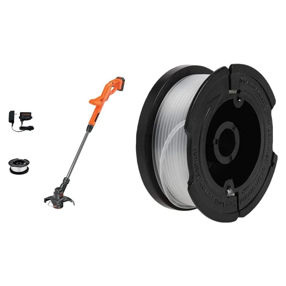 Cortadora de Hilo BLACK+DECKER 20V MAX con Edger y Línea 9.14m
