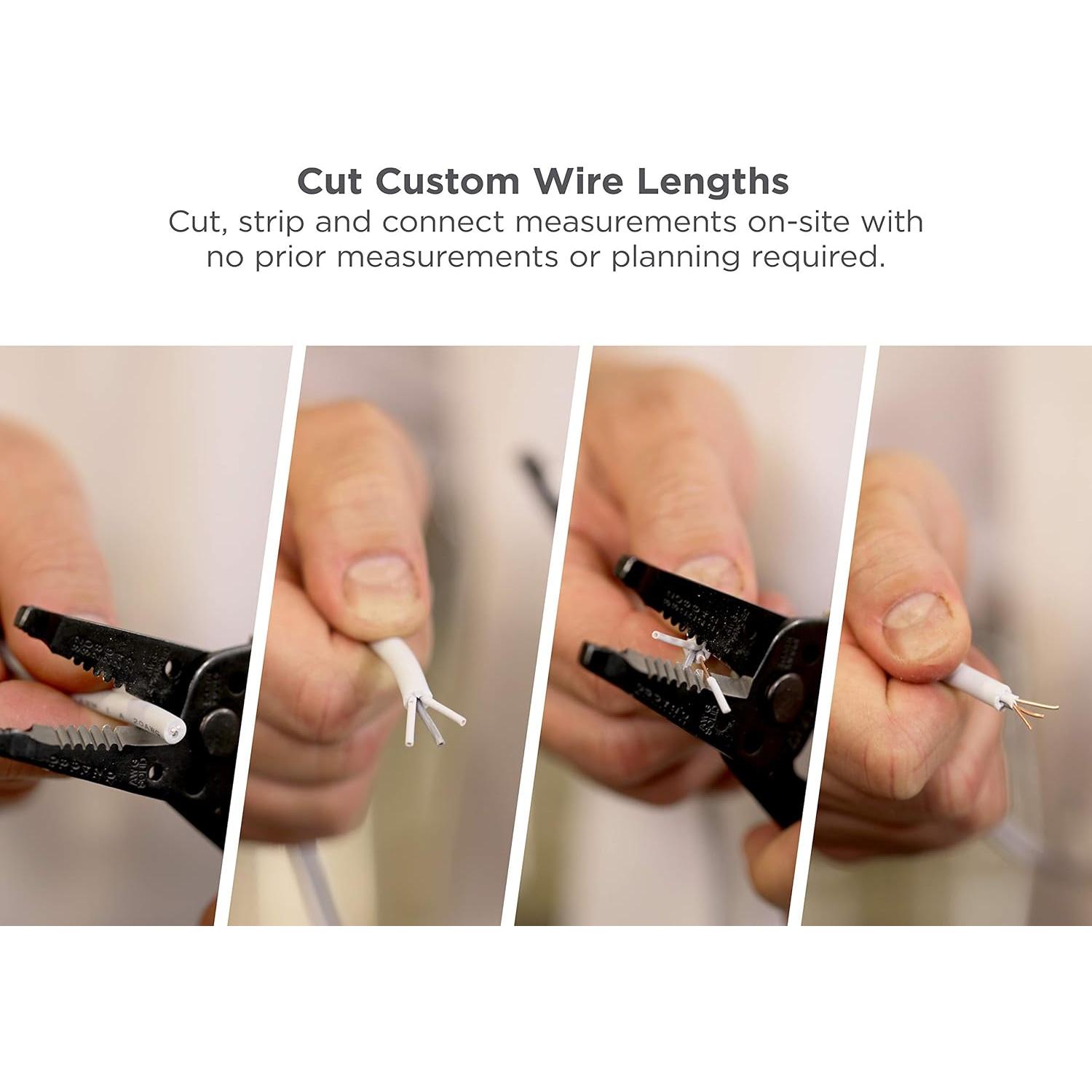 Bobina de Cable de Salto BLACK+DECKER LEDUC-25JUMP 7.62 m Blanca