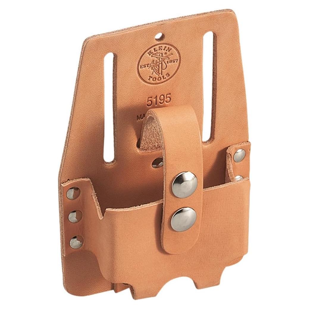 Soporte para Cinta Métrica Klein Tools 5195 de Cuero Mediano