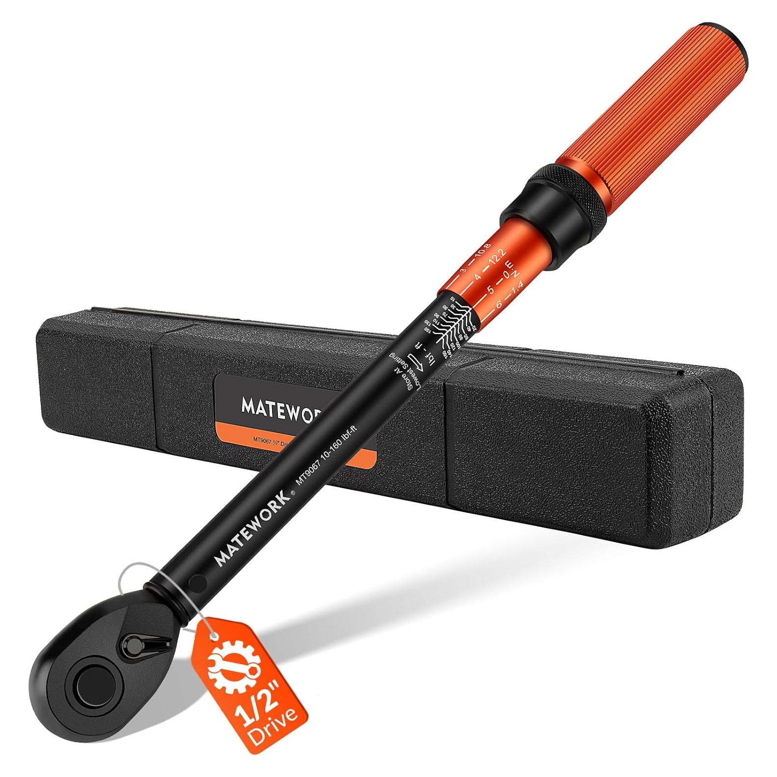 Llave de Torque de Click 1/2" Matework 10-160 ft.lb (13.56-217.73 Nm)