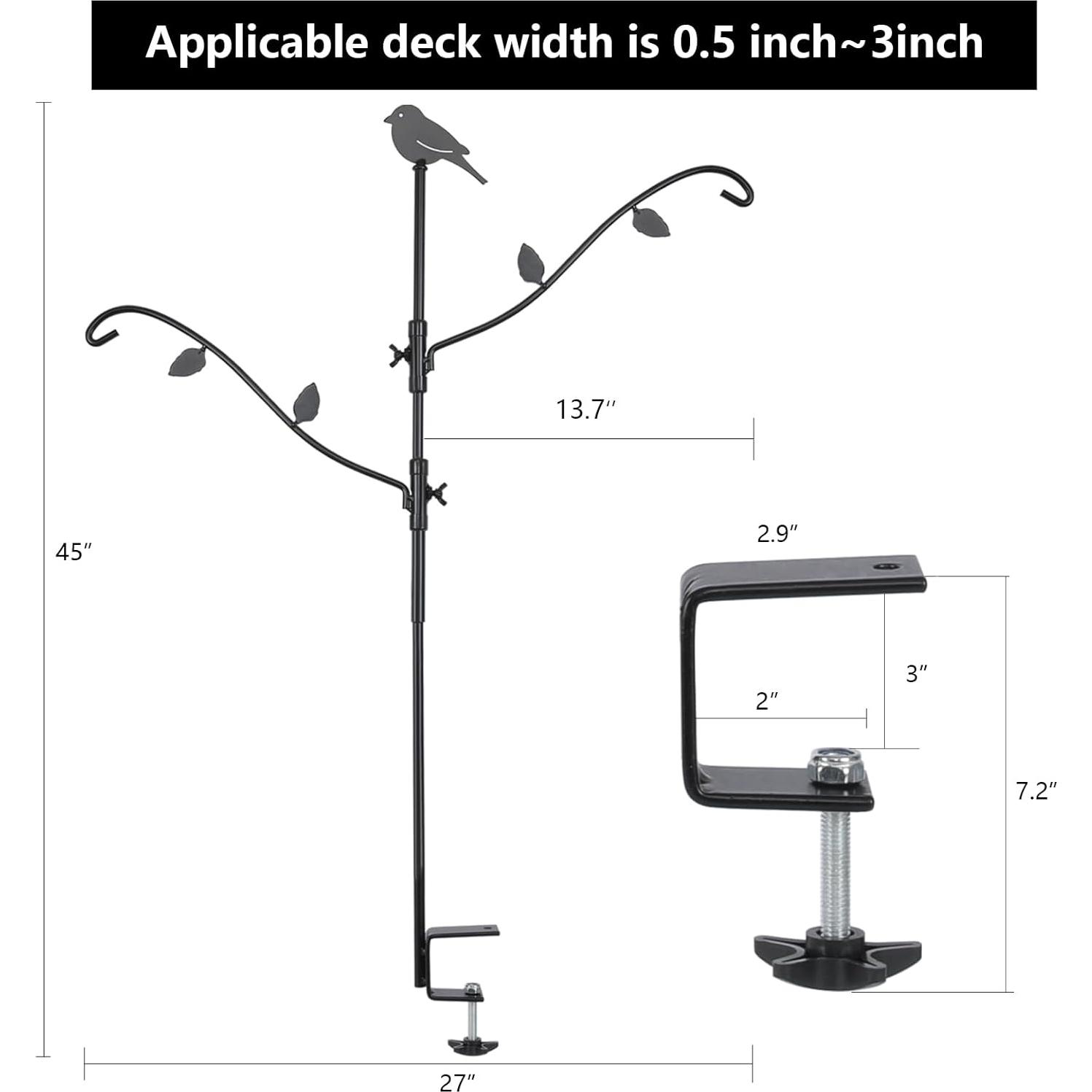 Poste para Comedero de Aves FEED GARDEN 106.68 cm Ajustable