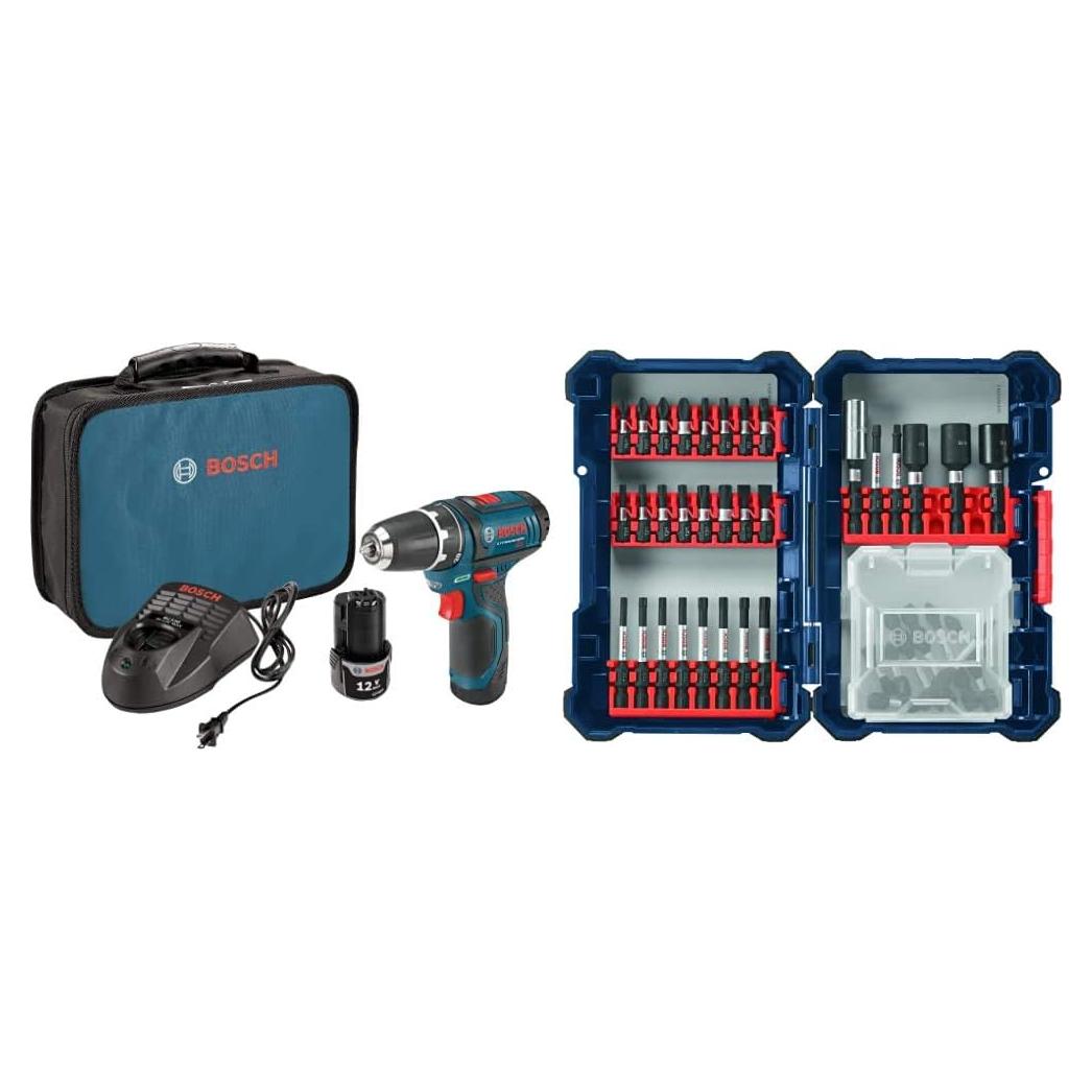 Taladro Atornillador Bosch PS31-2A 12V 3/8" 40 Piezas