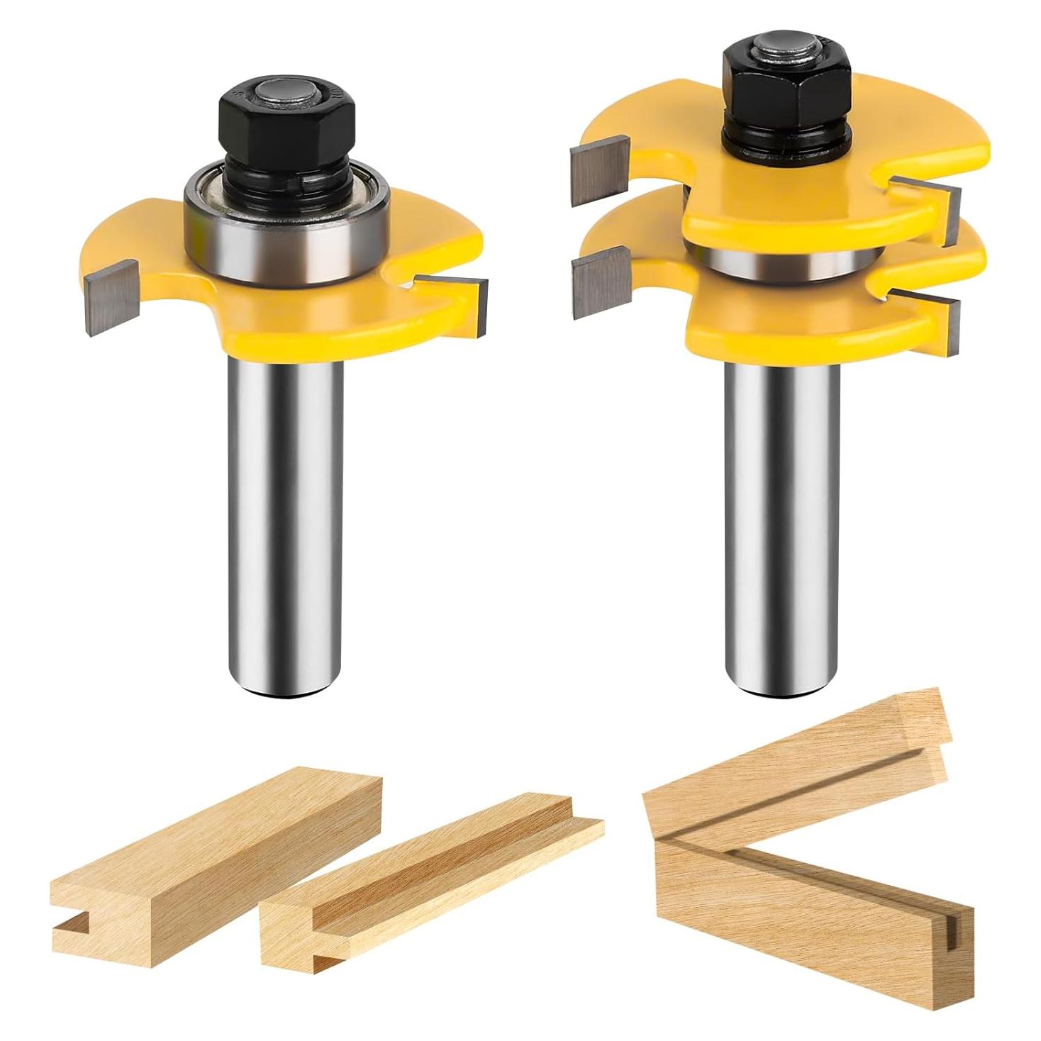 Juego de Brocas de Lengüeta y Ranura UTRUSTTO 2 Piezas 12mm