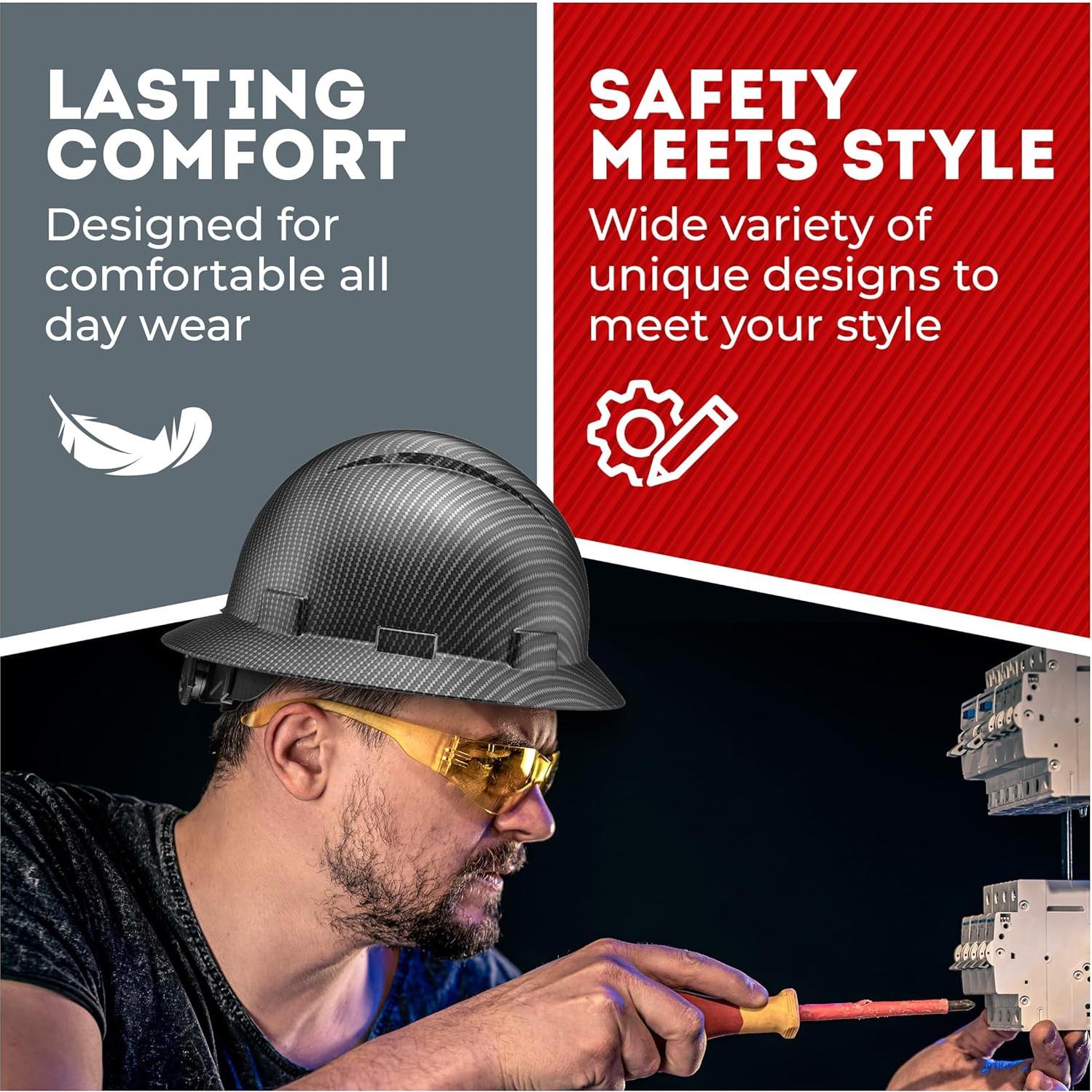 Casco AcerPal Ala Completa HDPE 0.45kg Ajustable