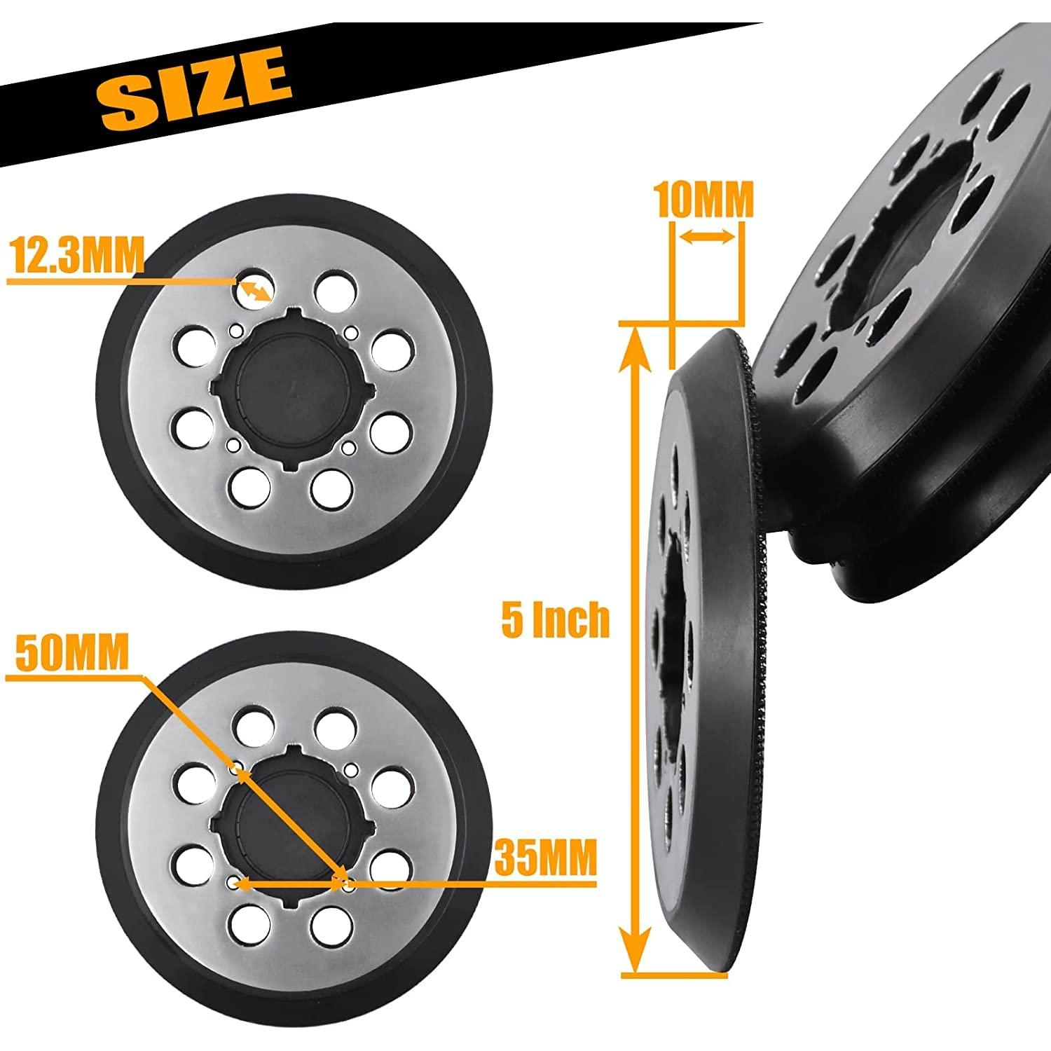 Pad de Reemplazo Lijadora Orbital DeWalt 5" Gancho y Bucle
