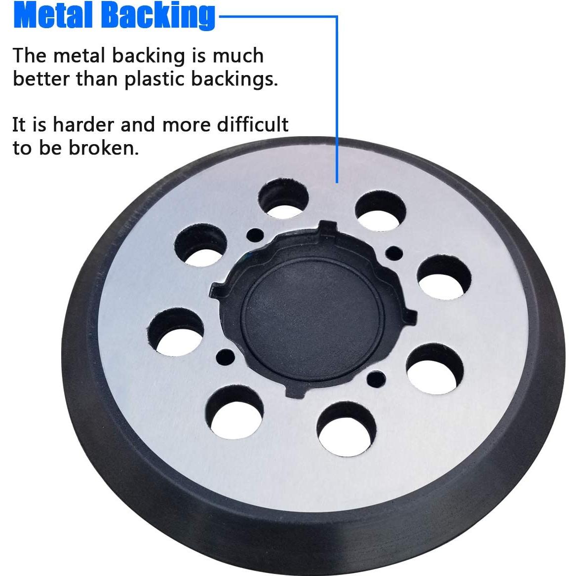Pad de Reemplazo Lijadora Orbital DeWalt 5" Gancho y Bucle