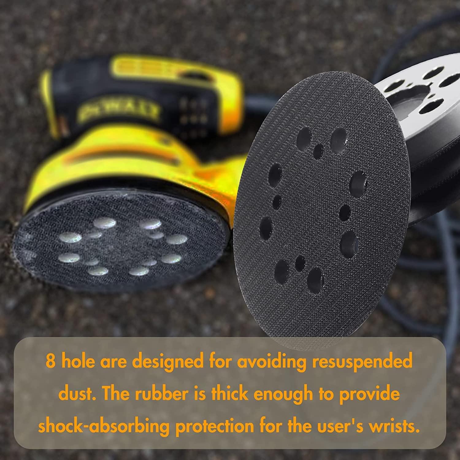 Pad de Reemplazo Lijadora Orbital DeWalt 5" Gancho y Bucle