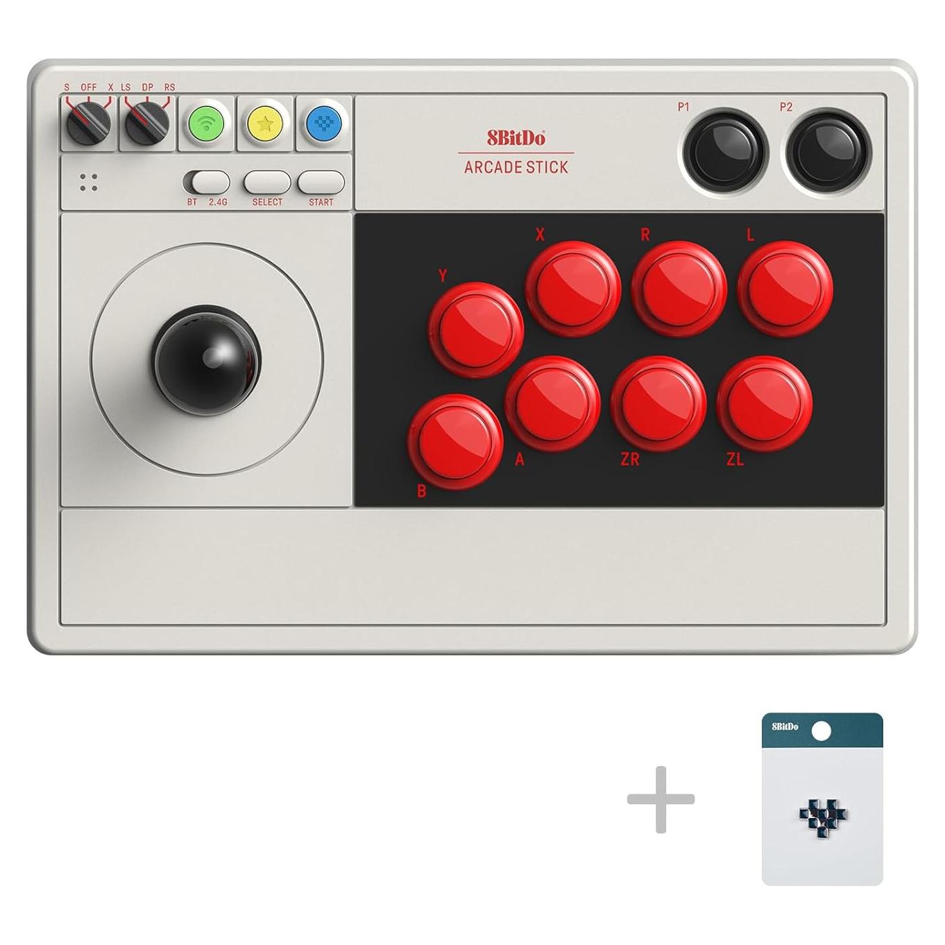 Joystick Arcade 8Bitdo para Switch y Windows - Inalámbrico y USB-C