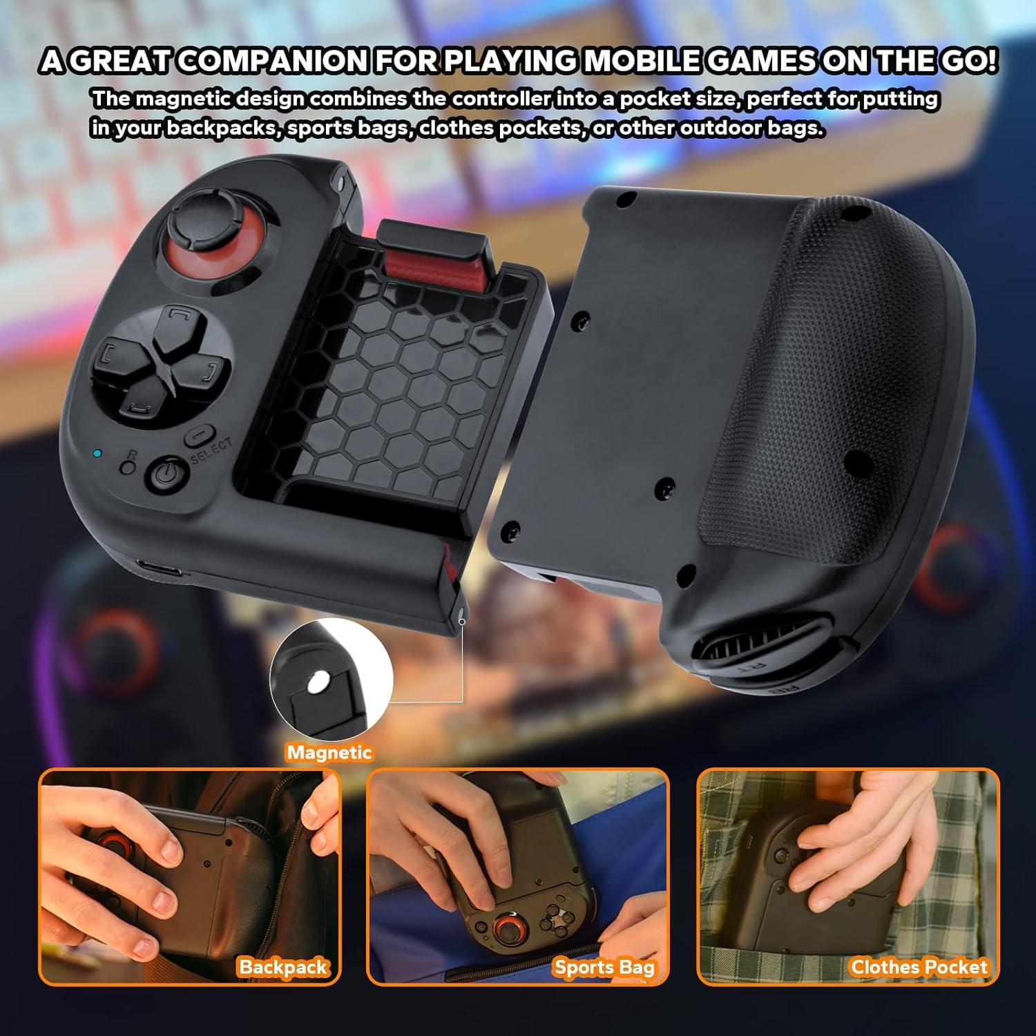 Controlador de Juegos Móvil Koiiko Inalámbrico para iPhone/Android/PC