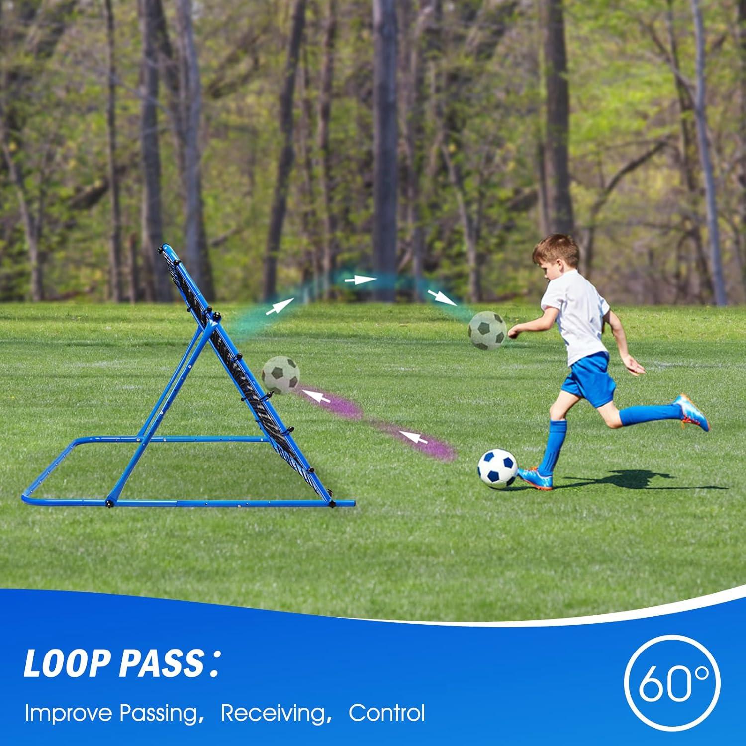 Red de Rebounder de Fútbol Winthai 1.13x1.13m Entrenamiento