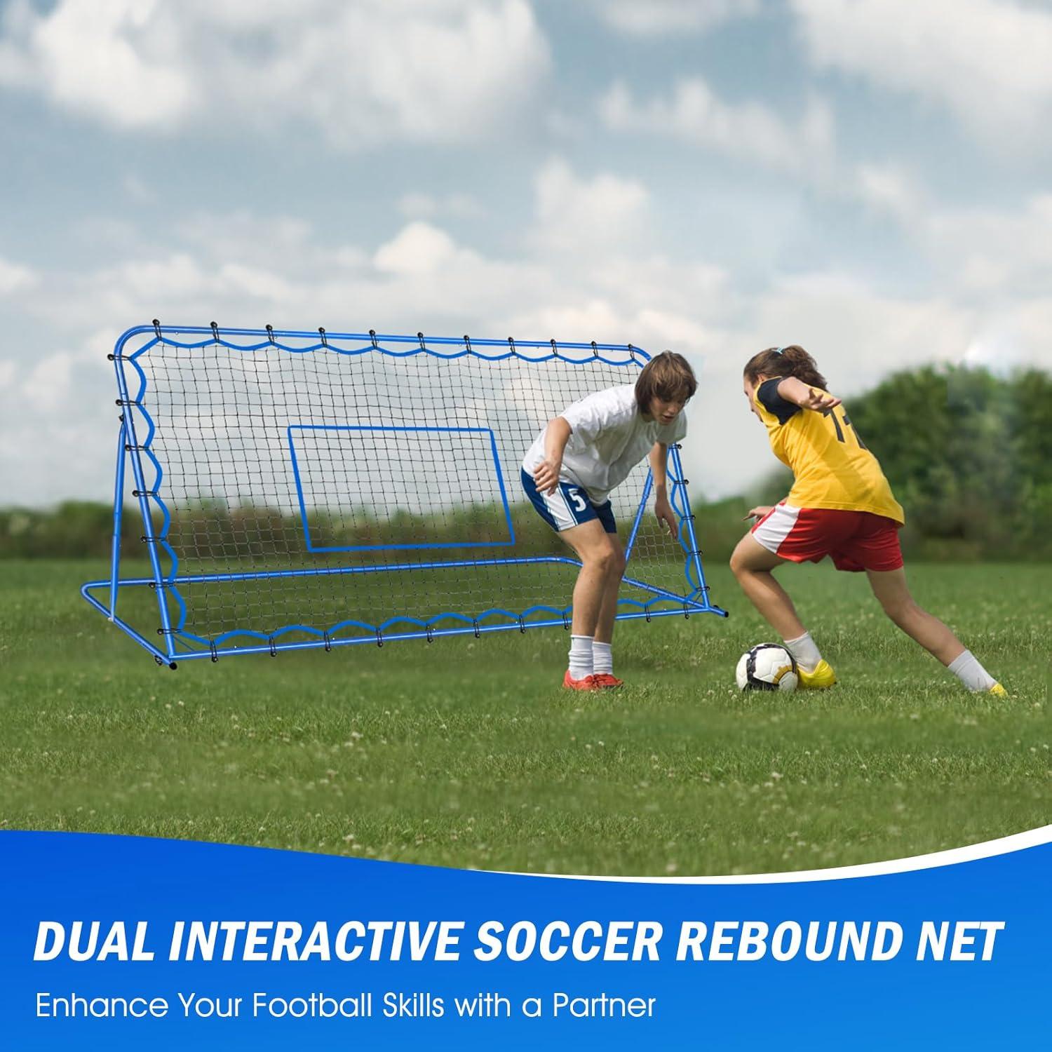 Red de Rebounder de Fútbol Winthai 1.13x1.13m Entrenamiento