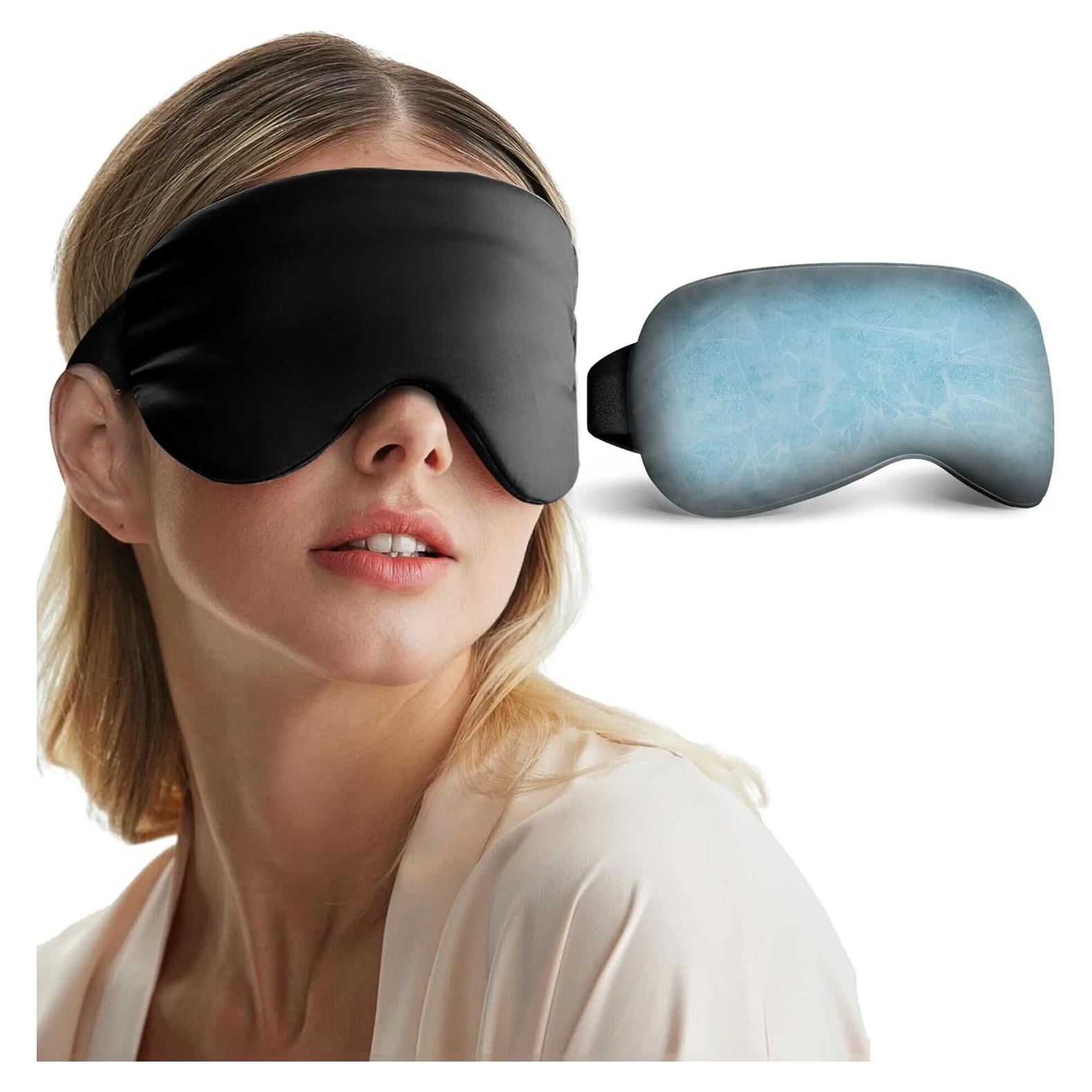 Mascarilla Fría para Ojos FACEMOON - Alivio de Ojeras y Migrañas