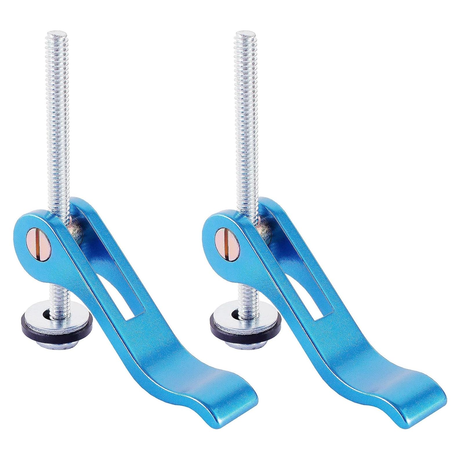 Abrazaderas de Leva POWERTEC 2PK 1/4"-20 para Carpintería