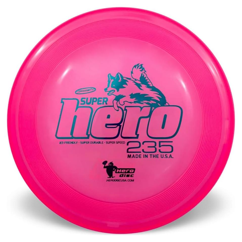 Frisbee K9 Candy Superhéroe 235 Rosa para Perros