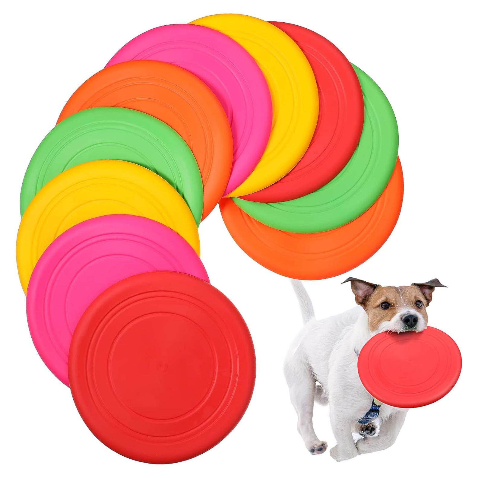 Disco Volador Chivao 15 Piezas Silicona Flotante para Perros