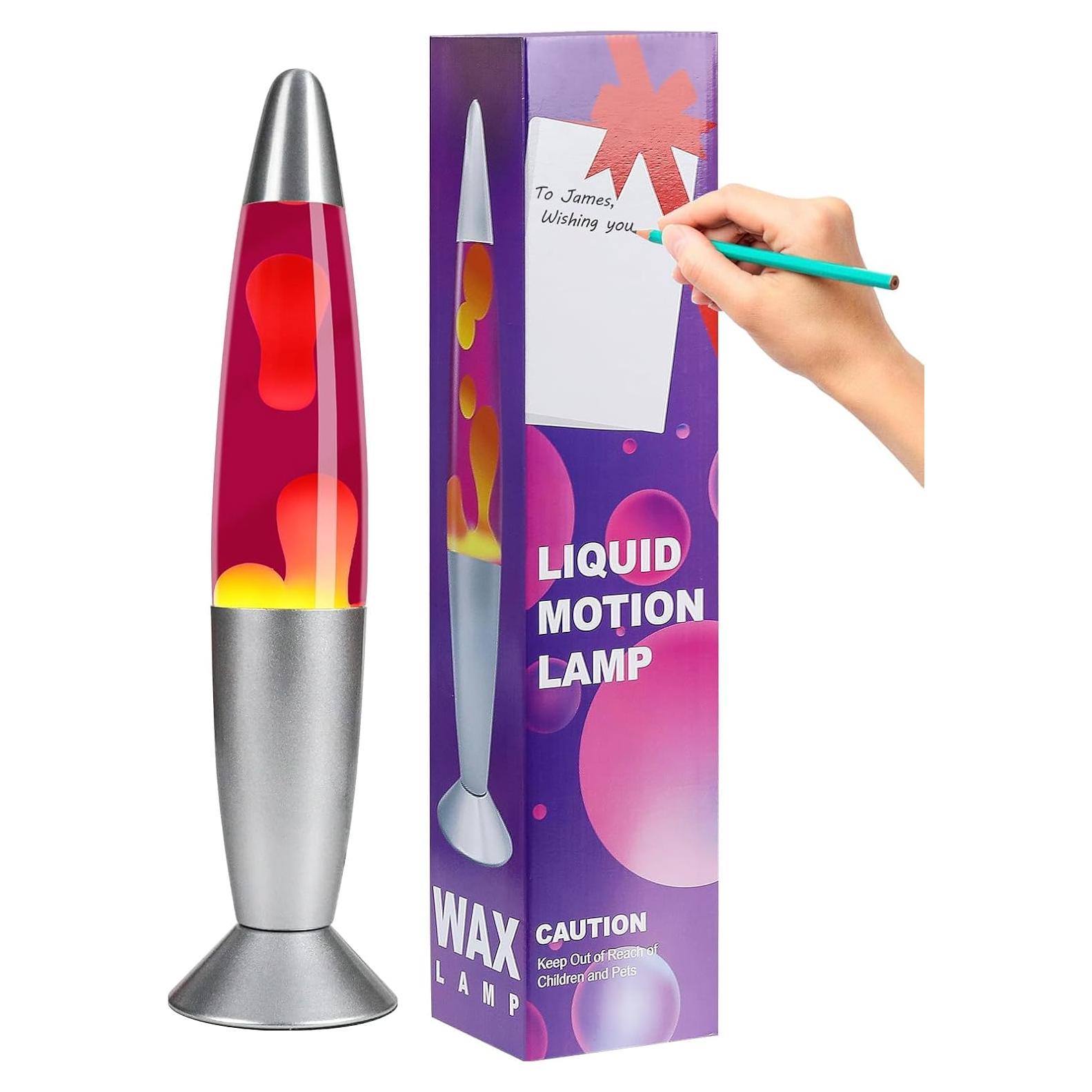 Lámpara de Movimiento Líquido AONESY 40,64 cm Púrpura