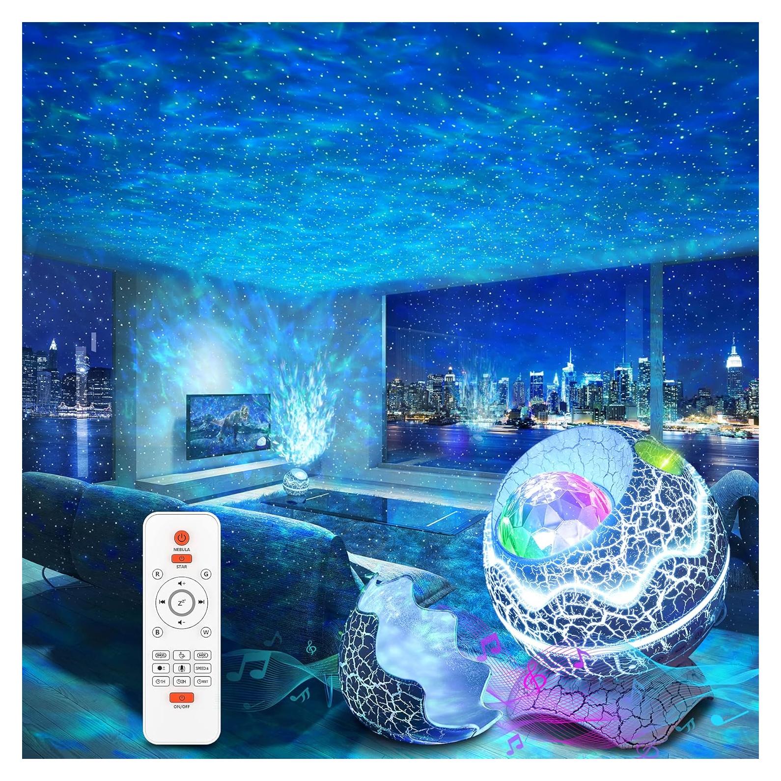 Proyector de Estrellas Rossetta 4 en 1 con Bluetooth