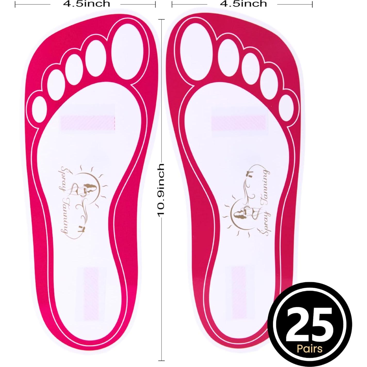 25 Pares Almohadillas Desechables HeeStar para Bronceado