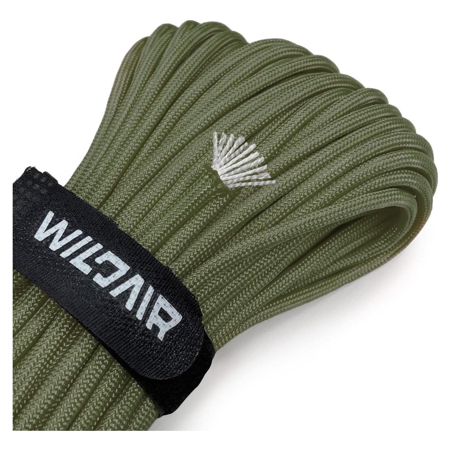 Cuerda Paracord WILDAIR 30m 750lb Verde Militar Nylon
