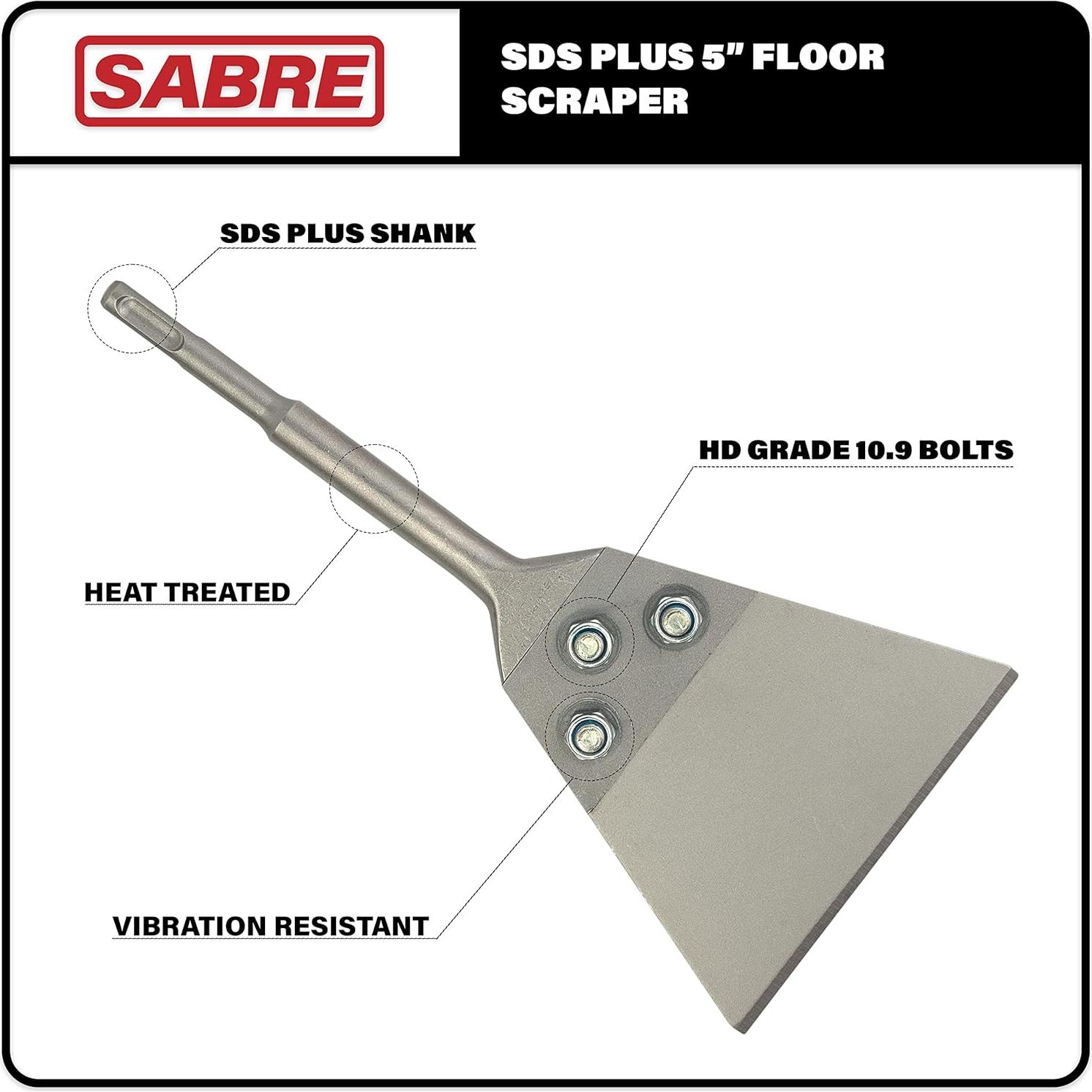 Raspadora de Piso SDS Plus Sabre Tools 5" Acero Duro