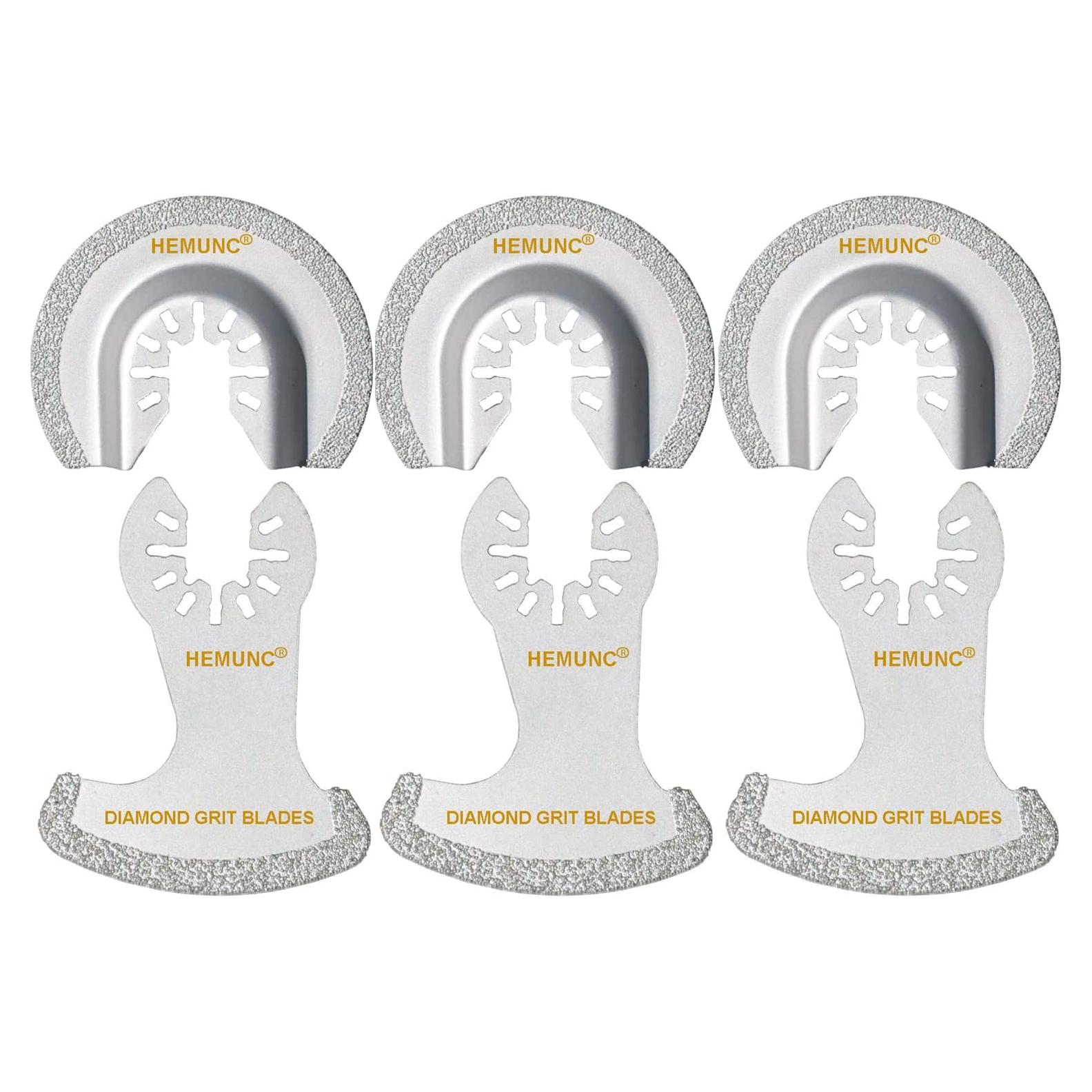 Juego de Cuchillas Oscilantes de Diamante HEMUNC 6 Pcs