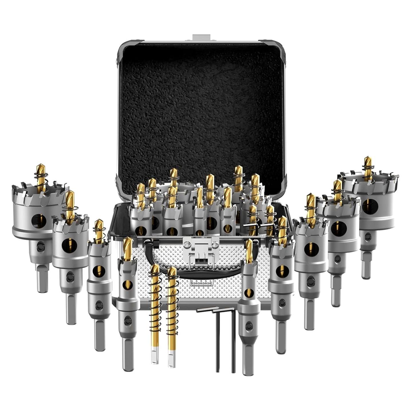 Kit de Sierras de Corona 11 Piezas CSOOM Carburo Titanio